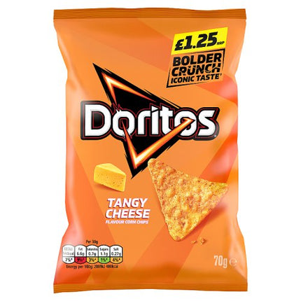 Doritos Tangy Cheese 18x70g £1.25