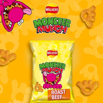 Walkers Monster Munch Roast Beef 72g £1.25