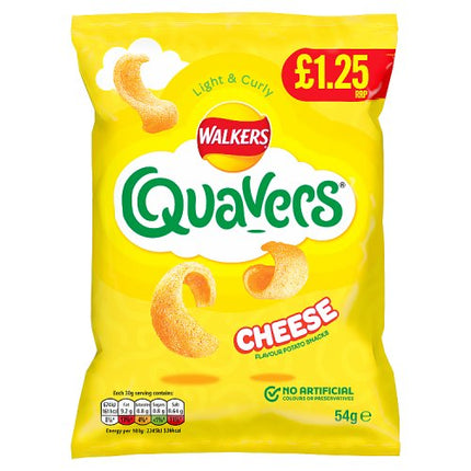 Walkers Quavers Cheese 54g £1.25