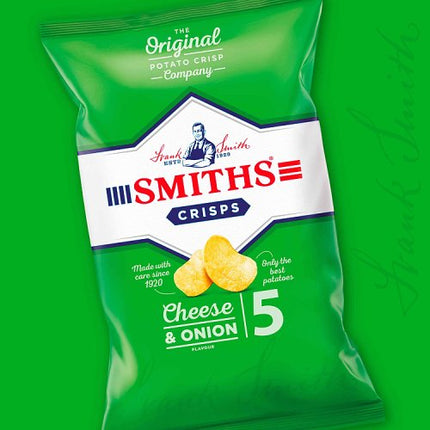 Smiths Cheese & Onion 5pk 5x25g