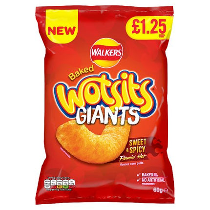 Wotsits Giants Sweet & Spicy Flamin' Hot 60g PMP £1.25