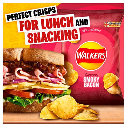 Walkers Smoky Bacon Crisps 32.5g