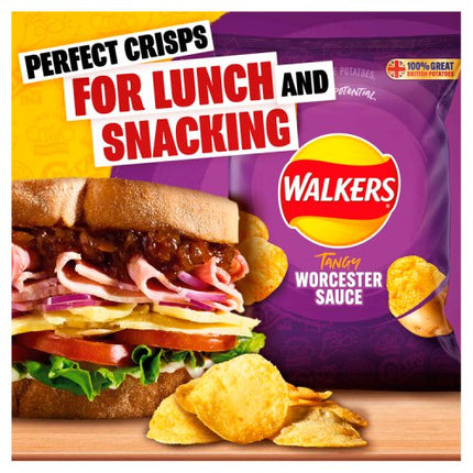 Walkers Worcester Sauce Crisps 32.5g