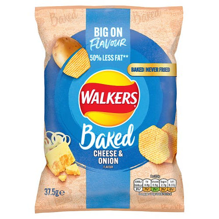 Walkers Baked Cheese & Onion Snack 37.5g