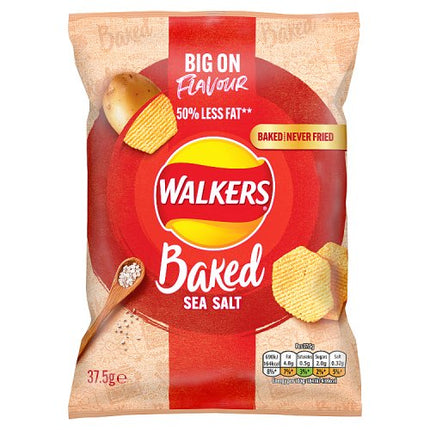 Walkers Baked Sea Salt Snack 37.5g