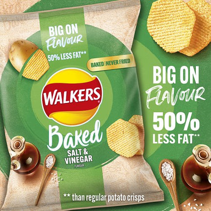 Walkers Baked Salt & Vinegar Snack 37.5g