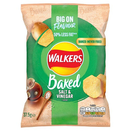 Walkers Baked Salt & Vinegar Snack 37.5g