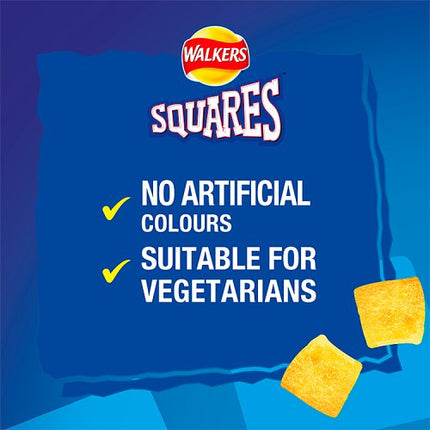 Walkers Squares Salt & Vinegar Snacks 27.5g