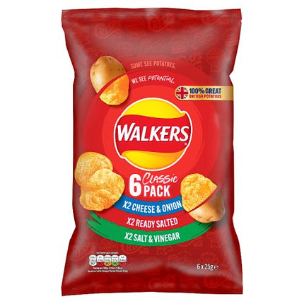 Walkers Variety 6 Pack