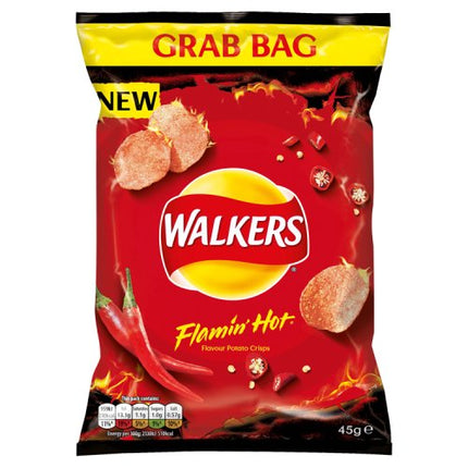 Walkers Flamin Hot Grab Bag 45g