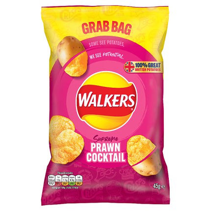 Walkers Prawn Cocktail Grab Bag 45g