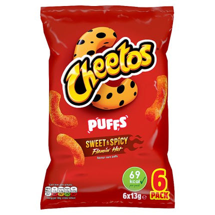 Cheetos Flaming Hot Sweet & Spicy 13g 6pk