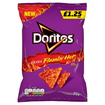 Doritos Extra Flamin' Hot 70g £1.25