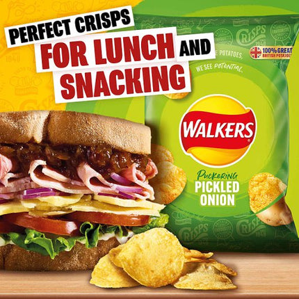 Walkers Pickled Onion 6x25g