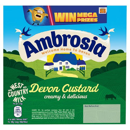 Ambrosia Devon Custard Multipack Pots 4x125g