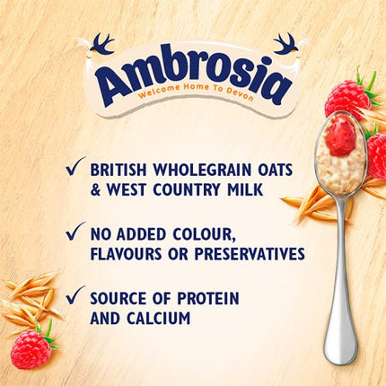 Ambrosia Raspberry Porridge Pot 210g