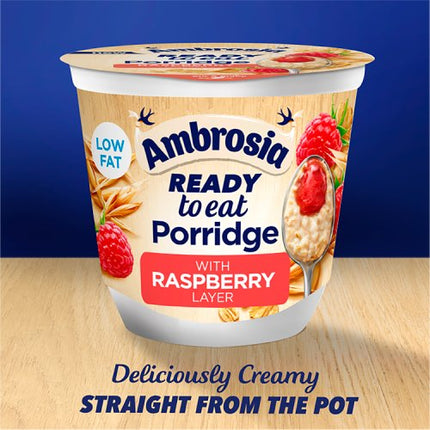 Ambrosia Raspberry Porridge Pot 210g