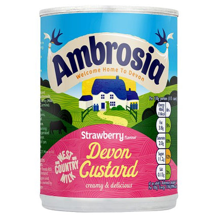 Ambrosia Strawberry Devon Custard 400g