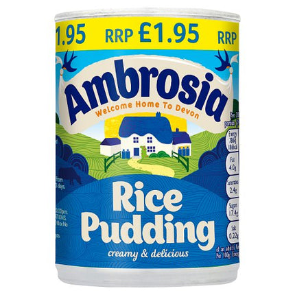 Ambrosia Rice Pudding 400g £1.95