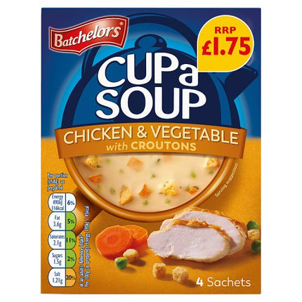 Batchelors Cup a Soup Chicken & Vegetable with Croutons 110g £1.75