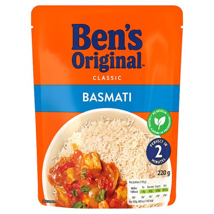 Ben's Original Ready to Heat Basmati Rice 220g