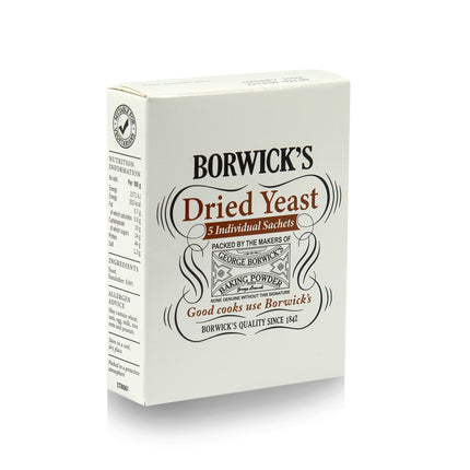 Borwick's Dried Yeast Sachets x5 30g