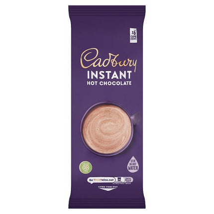 Cadbury Instant Hot Chocolate In-Cup Drinks x6