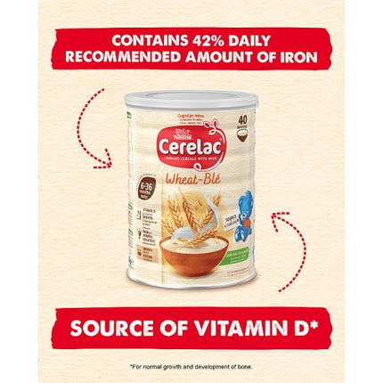 Cerelac Infant Cereals Wheat with Milk 6 Months+ 1kg