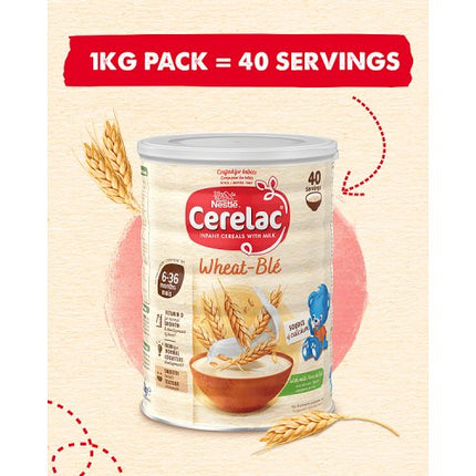 Cerelac Infant Cereals Wheat with Milk 6 Months+ 1kg