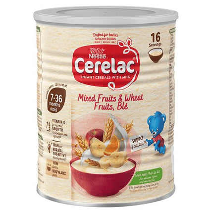 Cerelac Infant Cereals Mixed Fruits & Wheat with Milk 7 Months+ 400g