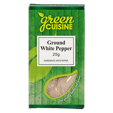 Green Cuisine Ground White Pepper 25g