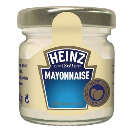 Heinz Free Range Egg Mayonnaise Mini Glass Jars 80x33ml