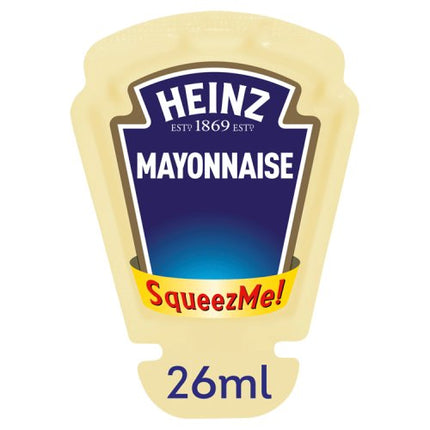 Heinz Free Range Egg Mayonnaise SqueezMe Portions 100x26ml