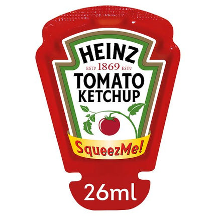 Heinz Tomato Ketchup SqueezMe Portions 100x26ml