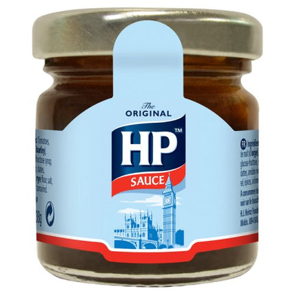 HP Brown Sauce Mini Glass Jars 80x33ml