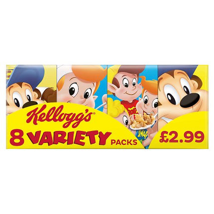 Kellogg's Variety Breakfast Cereal x8 196g £2.99