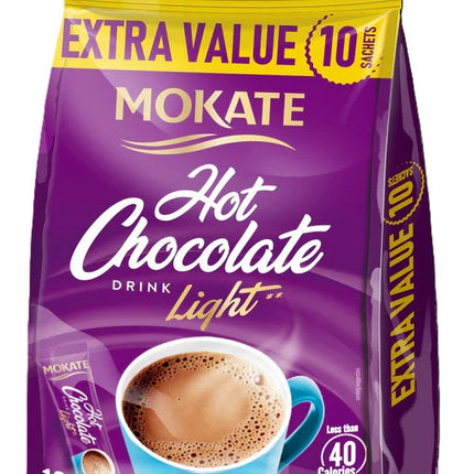 Mokate Light Instant Hot Chocolate Sachets x10 110g