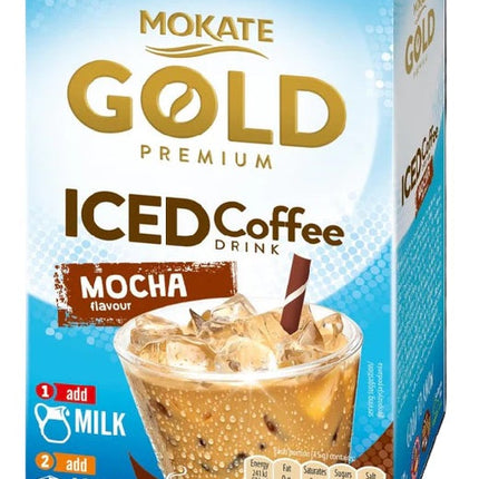 Mokate Gold Premium Mocha Iced Coffee Sachets x8 120g