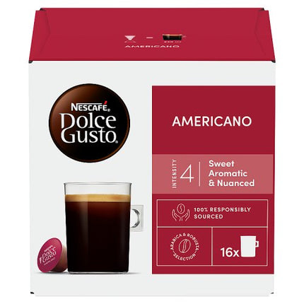 Nescafe Dolce Gusto Americano Coffee Pods x16 136g