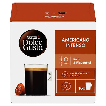 Nescafe Dolce Gusto Americano Intenso Coffee Pods x16 132.8g