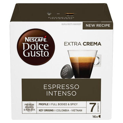 Nescafe Dolce Gusto Espresso Intenso Coffee Pods x16 112g