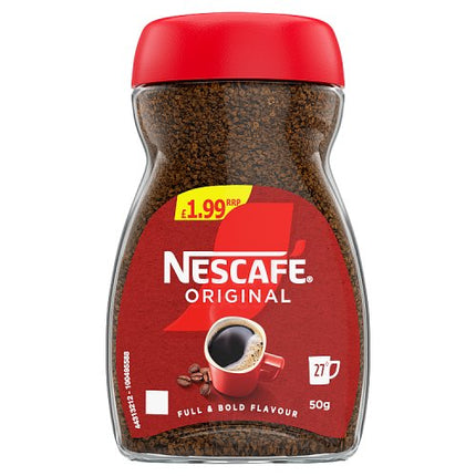 Nescafe Original Instant Coffee 50g £1.99