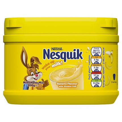 Nesquik Banana Flavoured Milkshake Mix 300g