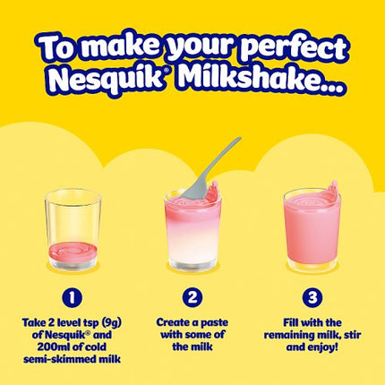 Nesquik Strawberry Flavoured Milkshake Mix 300g