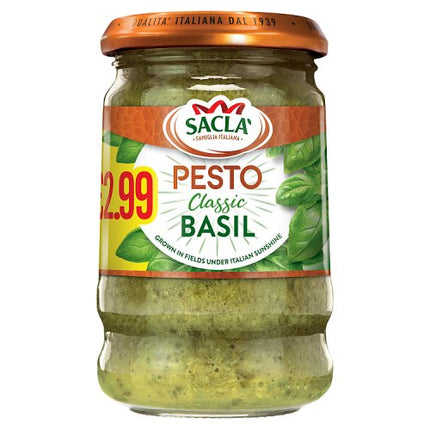 Sacla Classic Basil Pesto 190g £2.99