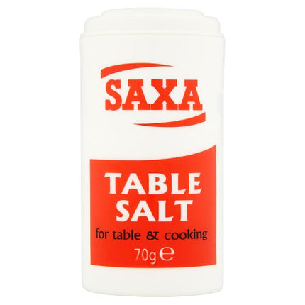 Saxa Fine Table Salt Mini Pot 70g