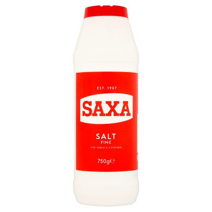 Saxa Fine Table Salt 750g