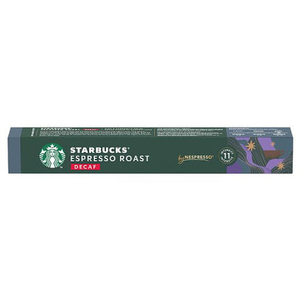 Starbucks by Nespresso Espresso Roast Decaf Coffee Pods x10 57g