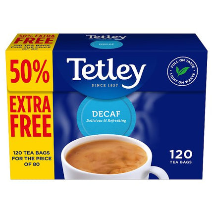 Tetley Decaf Tea Bags x120 375g