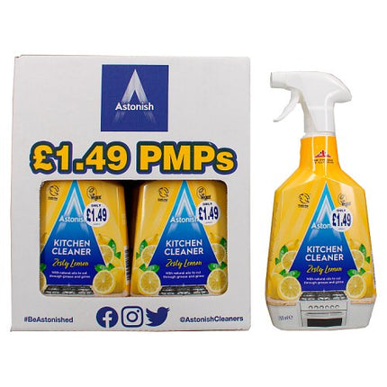 Astonish Lemon Kitchen Cleaner Spray 750ml £1.49